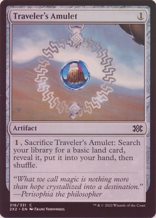 Traveler&#39;s Amulet 316/331 - Foil Double Masters 2022 Foil Singles