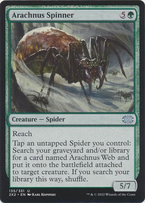 Arachnus Spinner 135/331 Double Masters 2022 Singles