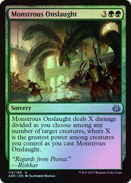 Monstrous Onslaught 116/184 - Foil Aether Revolt Foil Singles