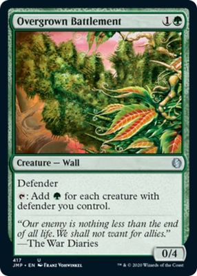 Overgrown Battlement 417 Jumpstart Singles