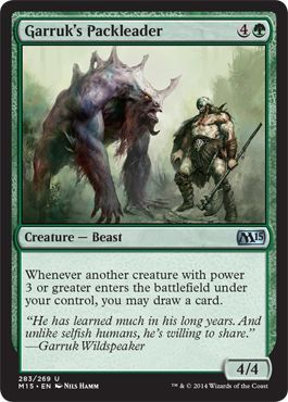 Garruk&#39;s Packleader 283/269 Magic 2015 (M15) Singles