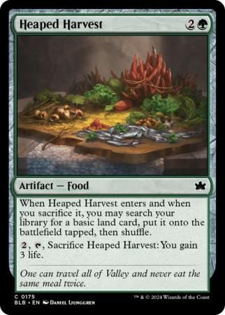 Heaped Harvest 175 Bloomburrow Singles