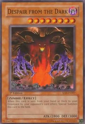 Despair from the Dark - SD2-EN007 - Common 1st Edition Structure Deck: Zombie Madness 1st Edition Singles