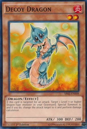 Decoy Dragon - SR02-EN008 - Common 1st Edition Structure Deck: Rise of the True Dragons 1st Edition Singles