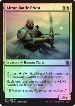 Abzan Battle Priest - Foil 001/269 Khans of Tarkir Foil Singles  (Español)