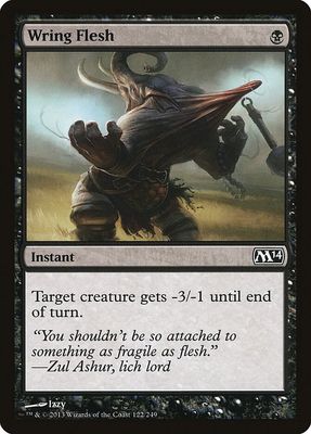 Wring Flesh 122/249 - Magic 2014  Magic 2014 (M14) (Español)