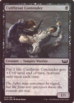 Cutthroat Contender 073/281 - Foil Streets of New Capenna Foil Singles