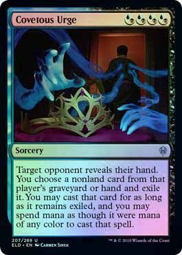 Covetous Urge 207/269 - Foil Throne of Eldraine Foil Singles