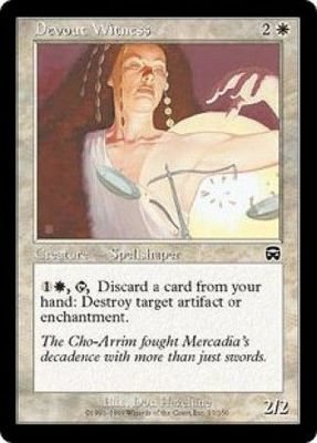 Devout Witness Mercadian Masques Singles