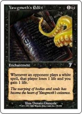 Yawgmoth&#39;s Edict MTG 7th Edition Singles