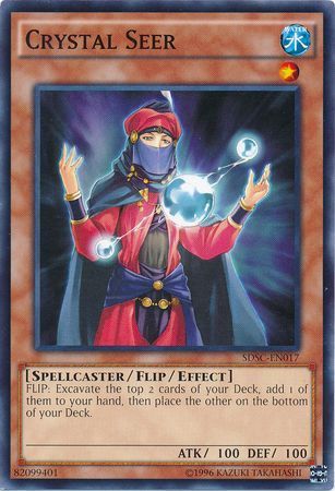 Crystal Seer - SDSC-EN017 - Common Unlimited Structure Deck: Spellcaster&#39;s Command Unlimited Singles