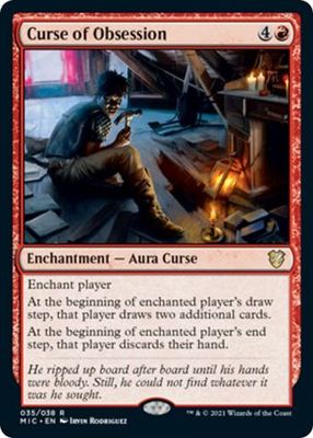 Curse of Obsession 035/038 Innistrad: Midnight Hunt Commander Singles