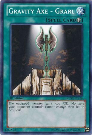 Gravity Axe - Grarl - LCYW-EN138 - Common 1st Edition Legendary Collection 3: Yugi&#39;s World 1st Edition Singles