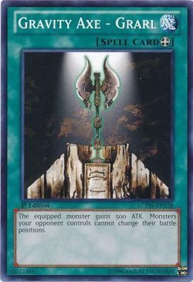 Gravity Axe - Grarl - LCYW-EN138 - Common 1st Edition Legendary Collection 3: Yugi&#39;s World 1st Edition Singles