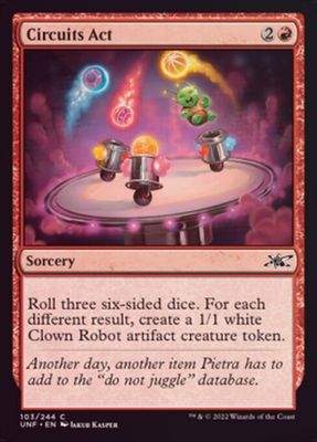 Circuits Act 103/244 - Foil Unfinity Foil Singles