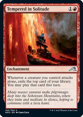 Tempered in Solitude 165/302 - Kamigawa Neon Dynasty Singles (Español)