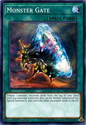 Monster Gate - SR07-EN030 - Common 1st Edition Structure Deck: Zombie Horde Singles