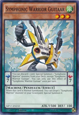 Symphonic Warrior Guitaar - MP17-EN232 - Common 1st Edition 2017 Mega-Tins 1st Edition Singles