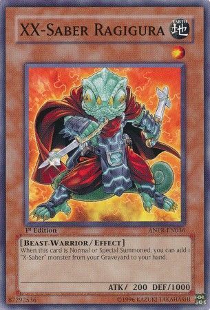 XX-Saber Ragigura - ANPR-EN036 - Common 1st Edition Ancient Prophecy [ANPR] 1st Edition Singles