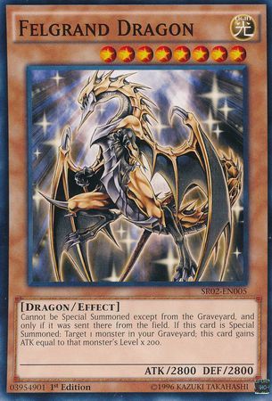 Felgrand Dragon - SR02-EN005 - Common 1st Edition Structure Deck: Rise of the True Dragons 1st Edition Singles