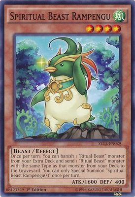 Spiritual Beast Rampengu - SECE-EN029 - Common 1st Edition Secrets of Eternity (SECE) 1st Edition Singles