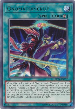Onomatopickup - LED6-EN037 - Rare Unlimited Legendary Duelists: Magical Hero Unlimited Singles