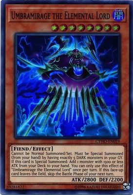 Umbramirage the Elemental Lord - CYHO-EN019 - Super Rare Unlimited Cybernetic Horizon Unlimited Singles
