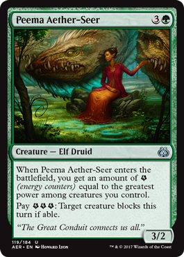 Peema Aether-Seer 119/184 Aether Revolt Singles