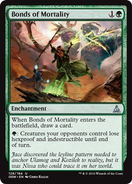 Bonds of Mortality 128/184 Oath of the Gatewatch Singles