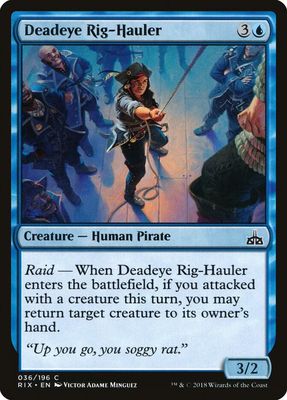 Deadeye Rig-Hauler - Rivals of Ixalan (Foil) Rivals of Ixalan