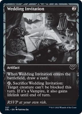 Wedding Invitation 527 Innistrad: Double Feature Singles