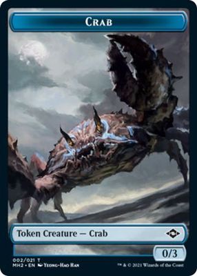 Crab Token 002/021 - Modern Horizons 2 Modern Horizons 2 Singles