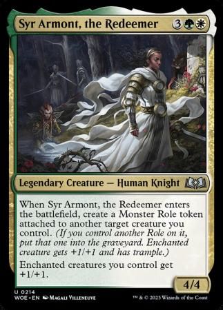 Syr Armont, the Redeemer 0214 Wilds of Eldraine Singles *Espanol*
