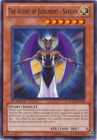 The Agent of Judgment - Saturn - SDLS-EN004 - Common 1st Edition Structure Deck: Lost Sanctuary 1st Edition Singles