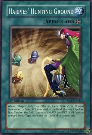 Harpies&#39; Hunting Ground - SD8-EN024 - Common 1st Edition Structure Deck: Lord of the Storm [SD8] 1st Edition Singles