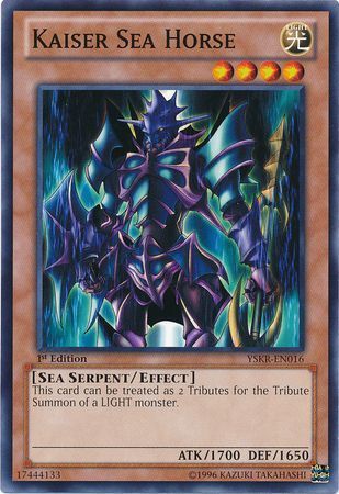 Kaiser Sea Horse - YSKR-EN016 - Common 1st Edition Starter Deck: Kaiba Reloaded [YSKR] 1st Edition Singles