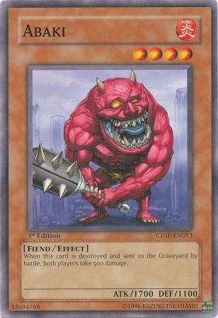 Abaki - CDIP-EN013 - Common 1st Edition Cyberdark Impact [CDIP] 1st Edition Singles