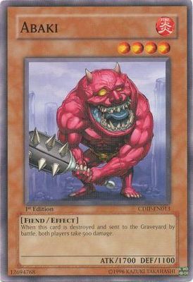 Abaki - CDIP-EN013 - Common 1st Edition Cyberdark Impact [CDIP] 1st Edition Singles