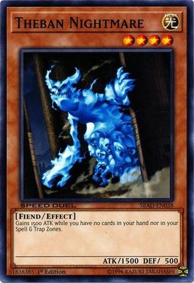 Theban Nightmare - SBAD-EN038 - Common 1st Edition Speed Duel: Attack from the Deep Singles