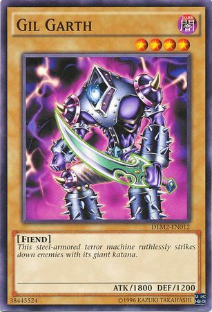 Gil Garth - DEM2-EN012 - Common Unlimited Yu-Gi-Oh! Promo Cards (espanol)