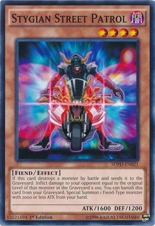 Stygian Street Patrol - SDPD-EN021 - Common 1st Edition Structure Deck: Pendulum Domination Singles