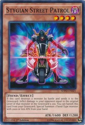 Stygian Street Patrol - SDPD-EN021 - Common 1st Edition Structure Deck: Pendulum Domination Singles