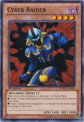 Cyber Raider - BPW2-EN008 - Common 1st Edition Battle Pack 2: War of the Giants Round 2 [BPW2] Singles