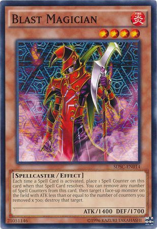 Blast Magician - SDSC-EN014 - Common Unlimited Structure Deck: Spellcaster&#39;s Command Unlimited Singles