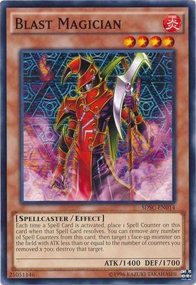 Blast Magician - SDSC-EN014 - Common Unlimited Structure Deck: Spellcaster&#39;s Command Unlimited Singles