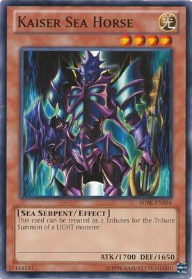 Kaiser Sea Horse - SDBE-EN016 - Common Unlimited Saga of Blue-Eyes White Dragon Unlimited Singles