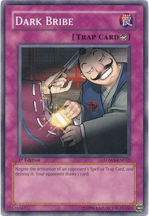 Dark Bribe - SDWS-EN032 - Common 1st Edition Structure Deck: Warriors&#39; Strike 1st Edition Singles