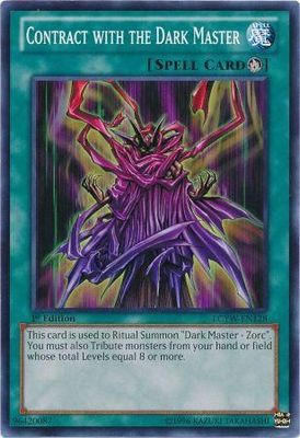 Contract with the Dark Master - LCYW-EN128 - Common 1st Edition Legendary Collection 3: Yugi&#39;s World 1st Edition Singles