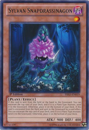 Sylvan Snapdrassinagon - PRIO-EN019 - Rare 1st Edition Primal Origin 1st Edition Singles