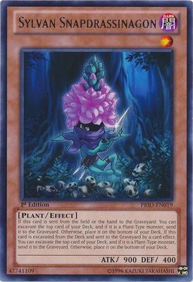 Sylvan Snapdrassinagon - PRIO-EN019 - Rare 1st Edition Primal Origin 1st Edition Singles